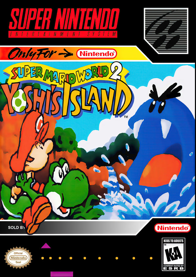 90s Super Mario World 2 A2 Size Posters-Pixel Demon