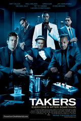 Takers Cinema Movie Poster A2 Size