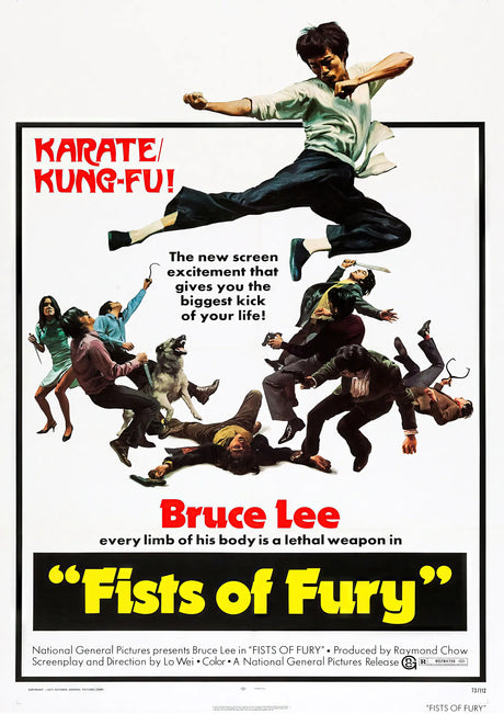 Bruce Lee Fist Of Fury A2 Size Movie Poster-Pixel Demon
