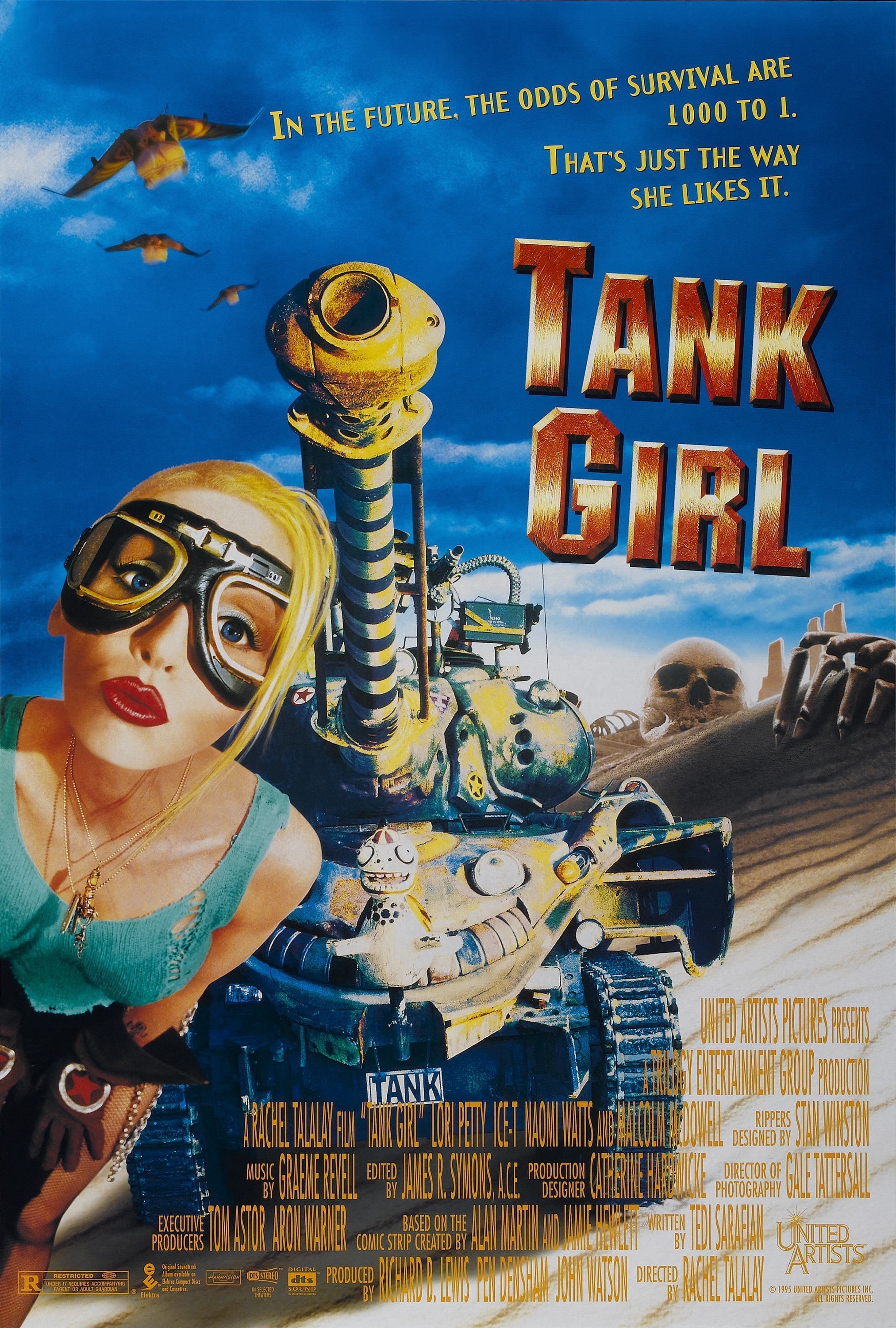 Tank Girl A2 Size Movie Poster Pixel Demon