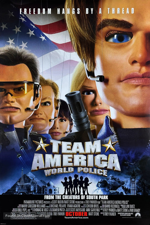 Team America: World Police Cinema Movie Poster A2 Size