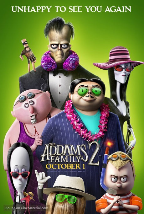 The Addams Family 2 A2 Movie Poster-Pixel Demon