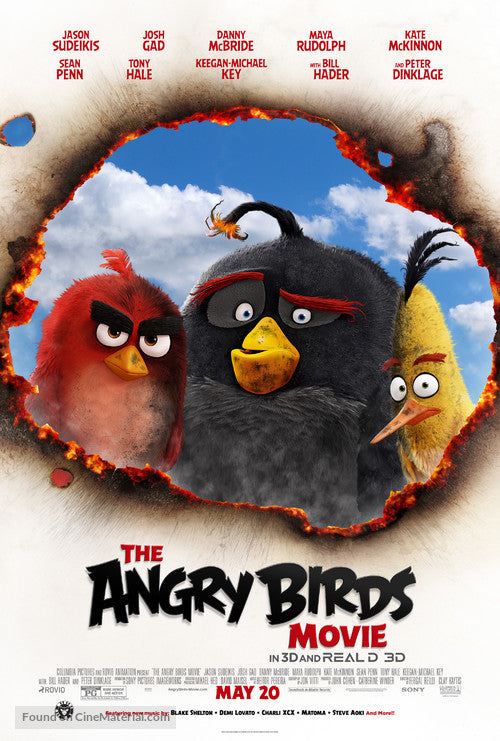 The Angry Birds Movie A2 Movie Poster-Pixel Demon