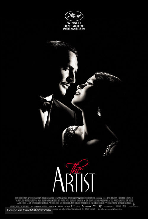 The Artist Cinema Movie Poster A2 Size