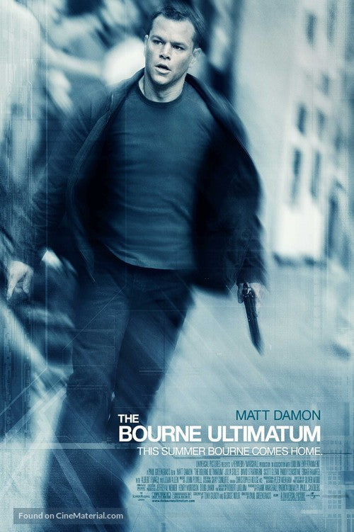The Bourne Ultimatum A2 Movie Poster-Pixel Demon