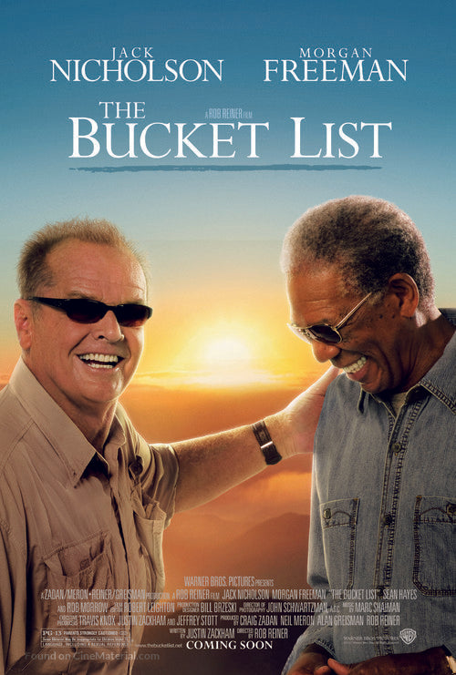 The Bucket List Cinema Movie Poster A2 Size