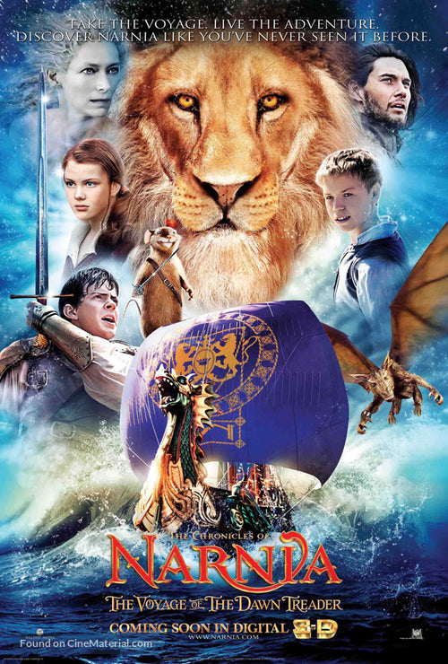 The Chronicles of Narnia: The Voyage of the Dawn Treader A2 Movie Poster-Pixel Demon