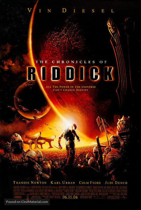 Pixel Demon The Chronicles of Riddick Movie Poster A2 Size