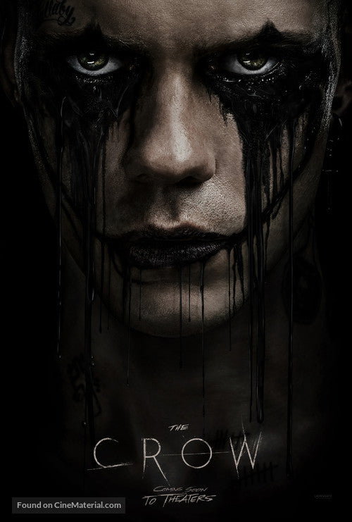 The Crow (2024) Cinema Movie Poster A2 Size Version 2