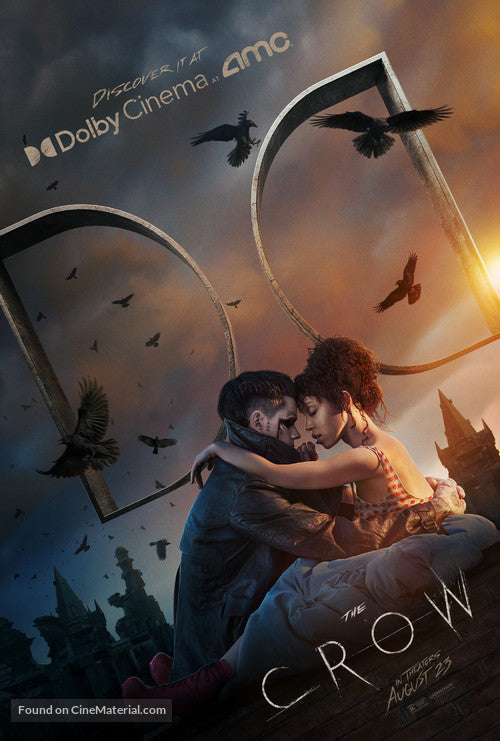 The Crow (2024) Cinema Movie Poster A2 Size Version 5