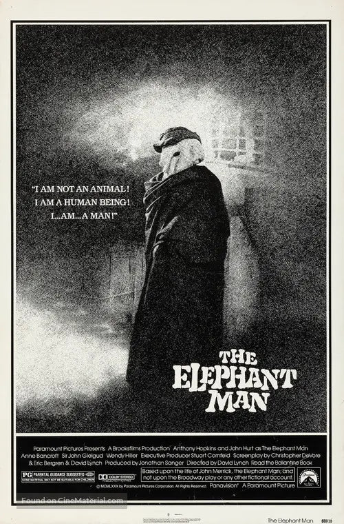 The Elephant Man Cinema Movie Poster A2 Size