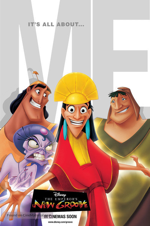The Emperor's New Groove A2 Movie Poster-Pixel Demon