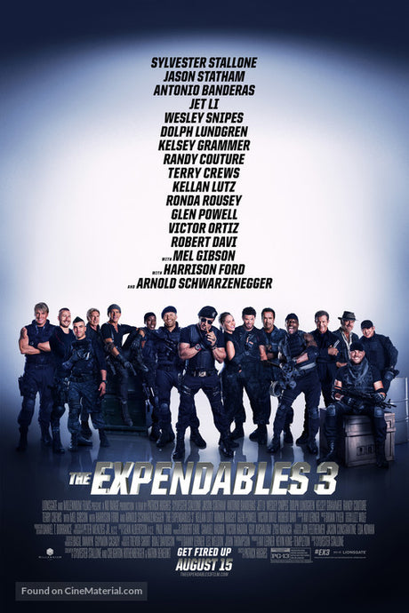 The Expendables 3 A2 Movie Poster-Pixel Demon