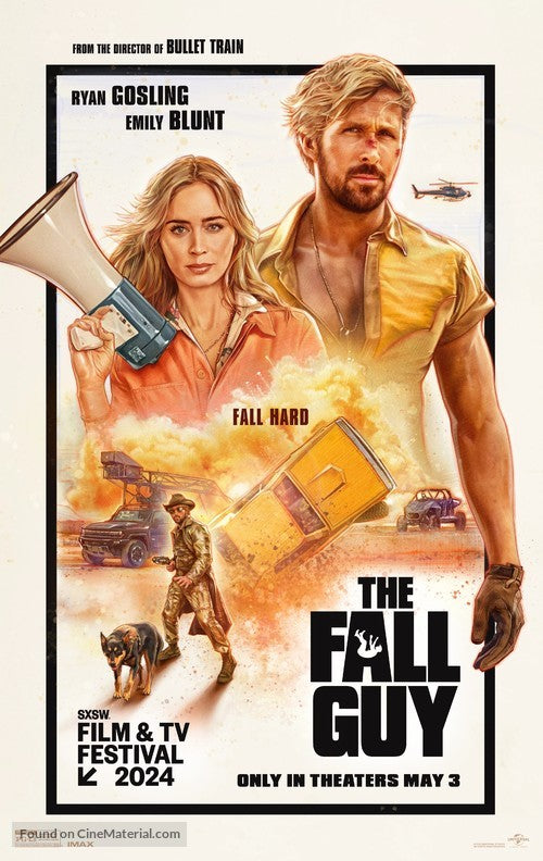 The Fall Guy Cinema Movie Poster A2 Size Version 4