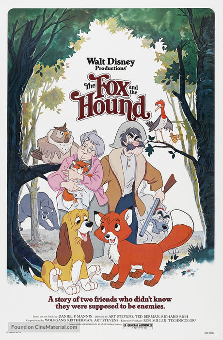 The Fox and the Hound A2 Movie Poster-Pixel Demon