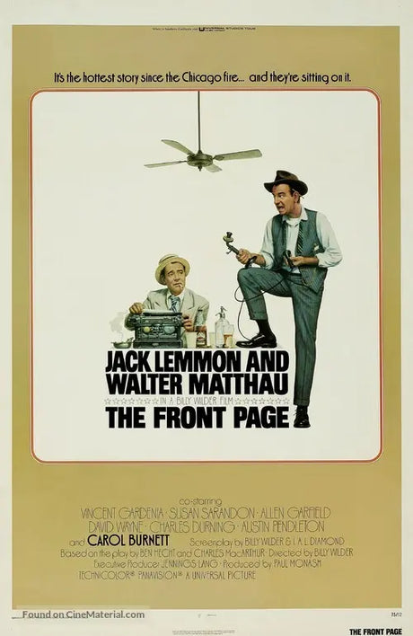 Pixel Demon The Front Page Movie Poster A2 Size