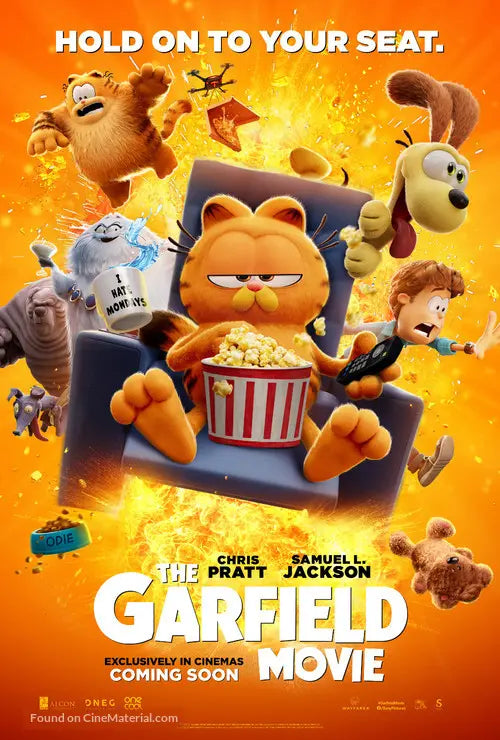The Garfield Movie Cinema Movie Poster A2 Size Version 1