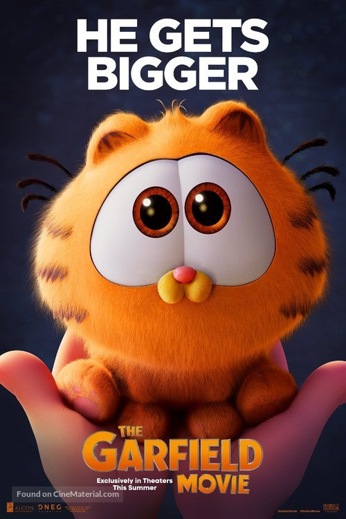 The Garfield Movie Cinema Movie Poster A2 Size Version 4