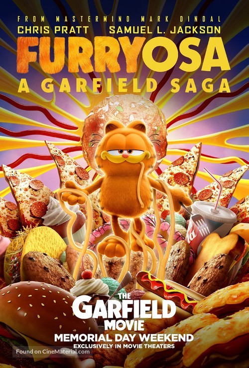 The Garfield Movie Cinema Movie Poster A2 Size Version 3
