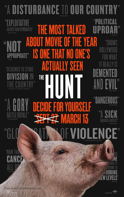 The Hunt A2 Movie Poster-Pixel Demon