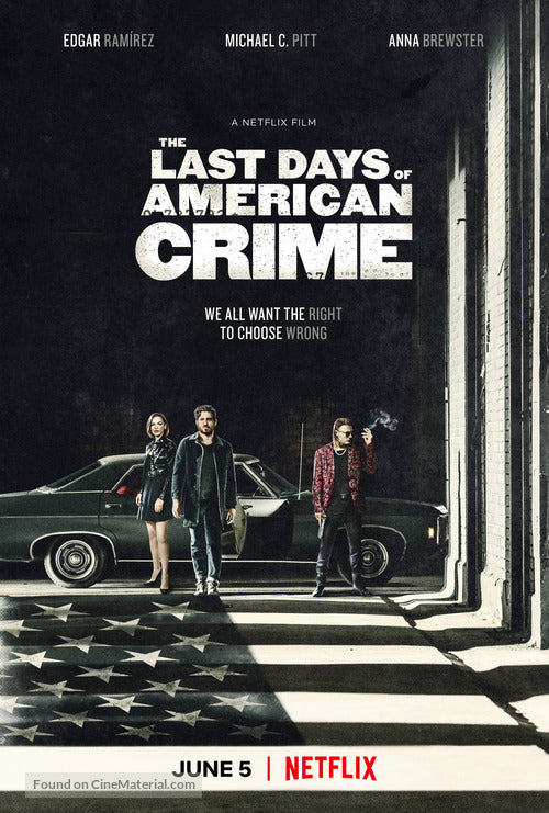 Pixel Demon The Last Days of American Crime Movie Poster A2 Size