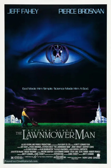 Pixel Demon The Lawnmower Man Movie Poster A2 Size
