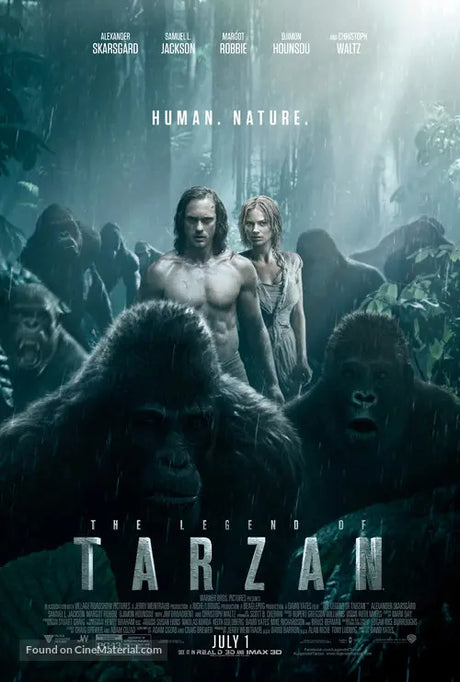 The Legend of Tarzan A2 Movie Poster-Pixel Demon
