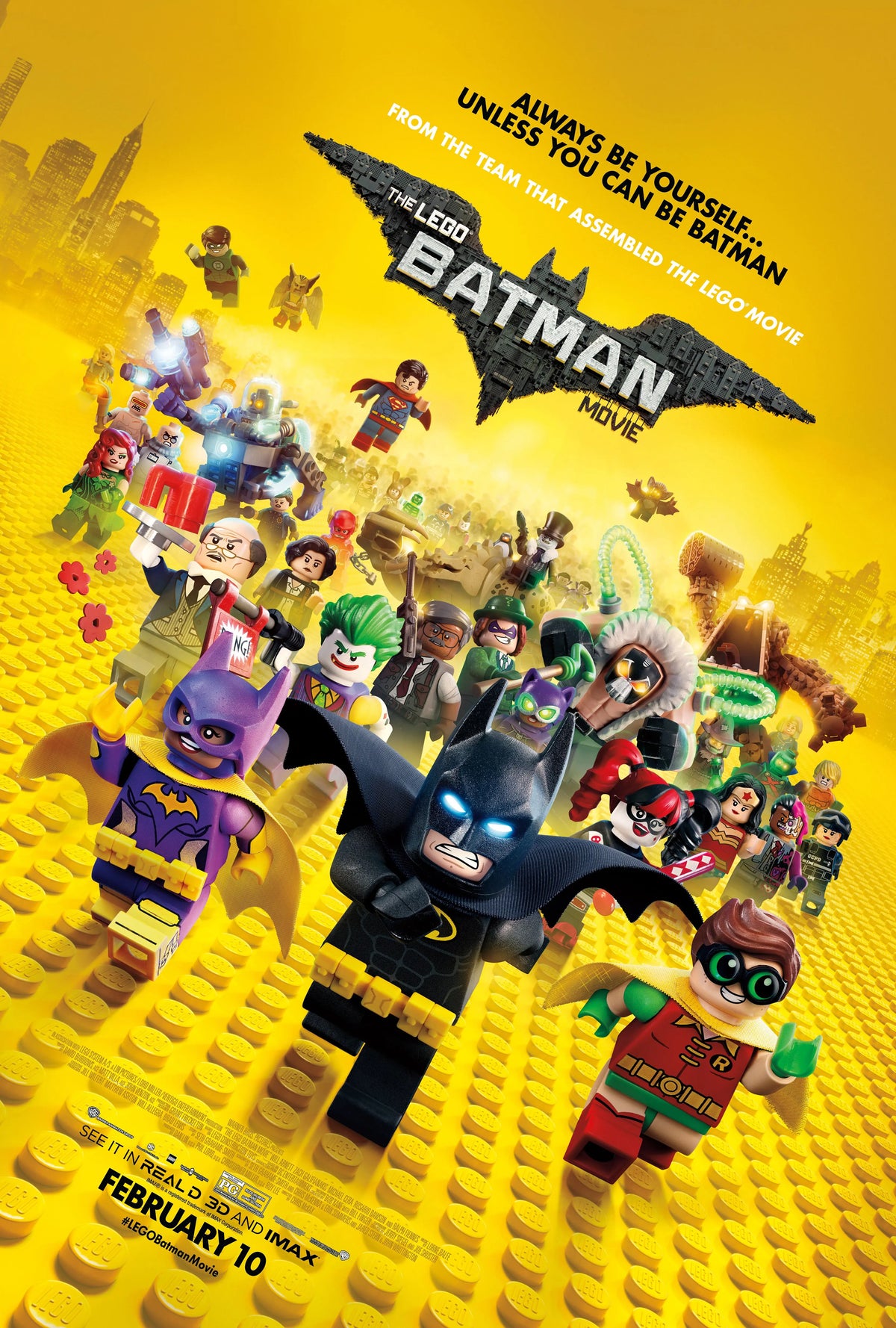 The Lego Batman Movie A2 Size Movie Poster-Pixel Demon