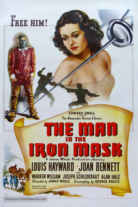 Pixel Demon The Man in the Iron Mask Movie Poster A2 Size