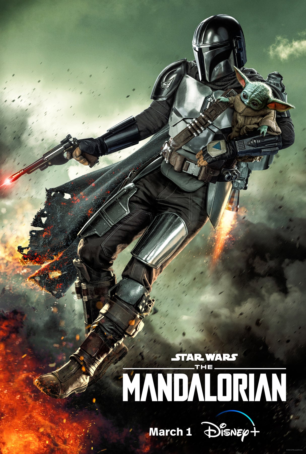 The Mandalorian A2 Size Movie Poster-Pixel Demon