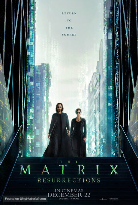 The Matrix Resurrections A2 Movie Poster-Pixel Demon