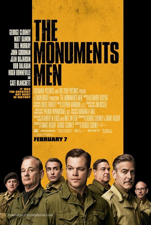 The Monuments Men A2 Movie Poster-Pixel Demon