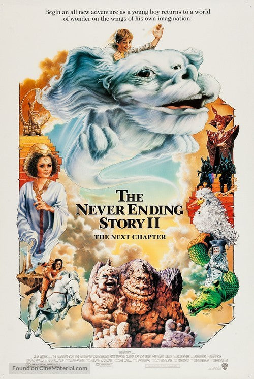 The NeverEnding Story II: The Next Chapter A2 Movie Poster-Pixel Demon