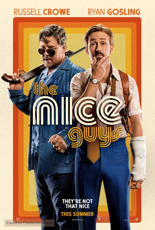 The Nice Guys Cinema Movie Poster A2 Size