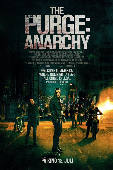 the purge: anarchy A2 Size Movie Poster-Pixel Demon