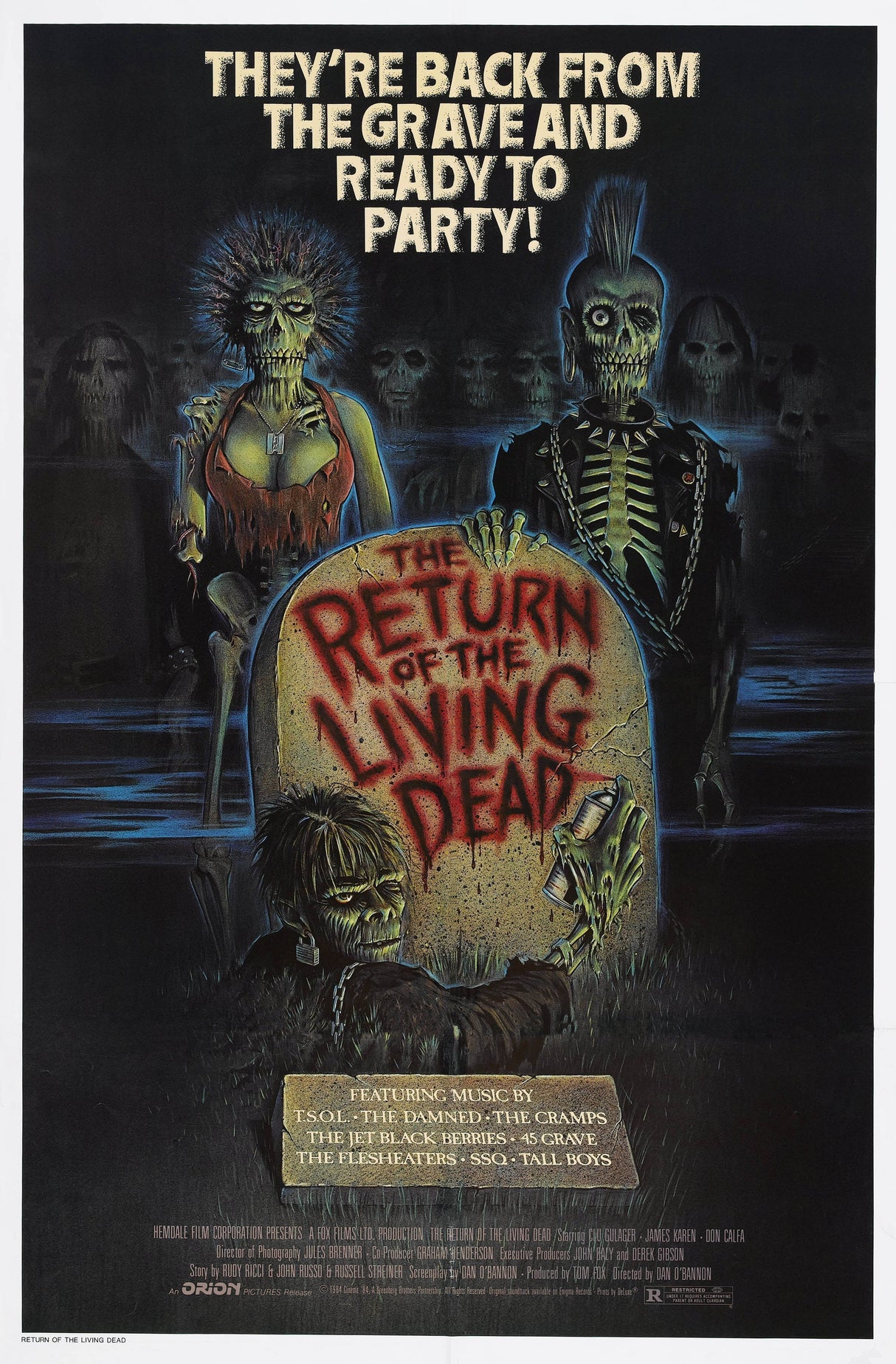 the return of the living dead A2 Size Movie Poster-Pixel Demon