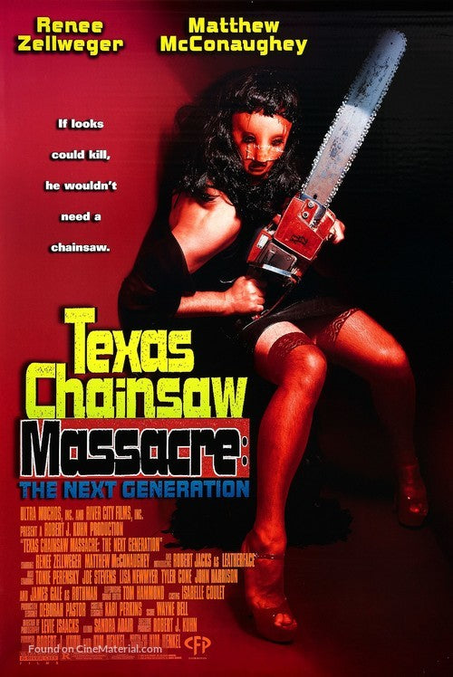 The Return of the Texas Chainsaw Massacre Cinema Movie Poster A2 Size