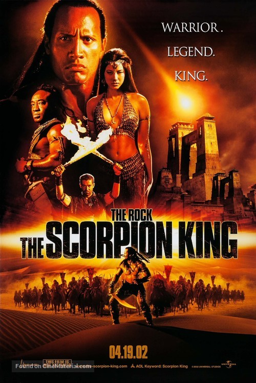 The Scorpion King Cinema Movie Poster A2 Size