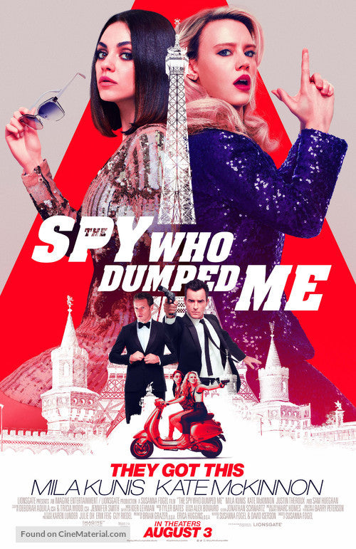 The Spy Who Dumped Me Cinema Movie Poster A2 Size