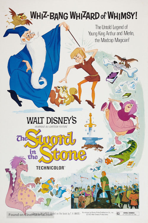 The Sword in the Stone A2 Movie Poster-Pixel Demon
