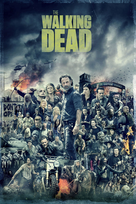 The Walking Dead A2 Size Movie Poster-Pixel Demon