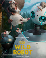 The Wild Robot Cinema Movie Poster A2 Size Version 6