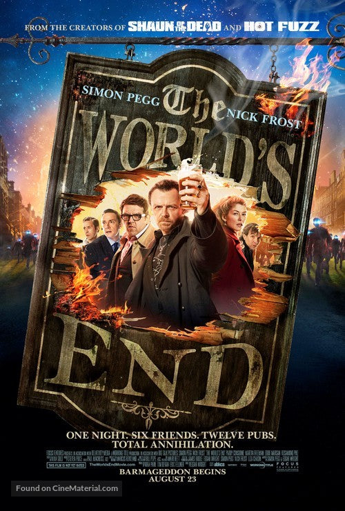The World's End A2 Movie Poster-Pixel Demon
