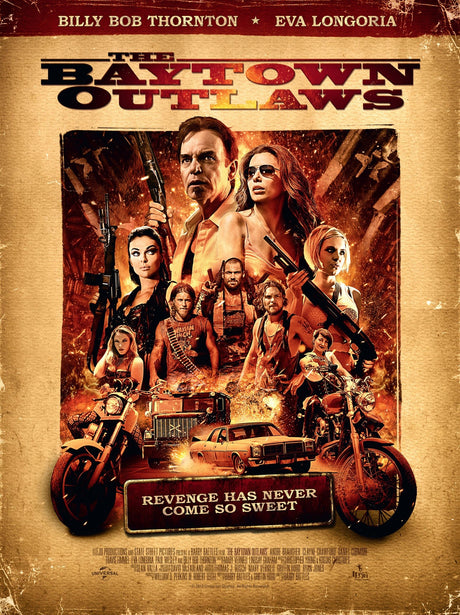 The Baytown Outlaws A2 Size Movie Poster-Pixel Demon