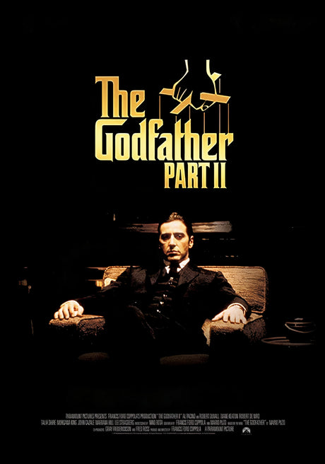 The Godfather Part ii A4 Size Movie Poster-Pixel Demon