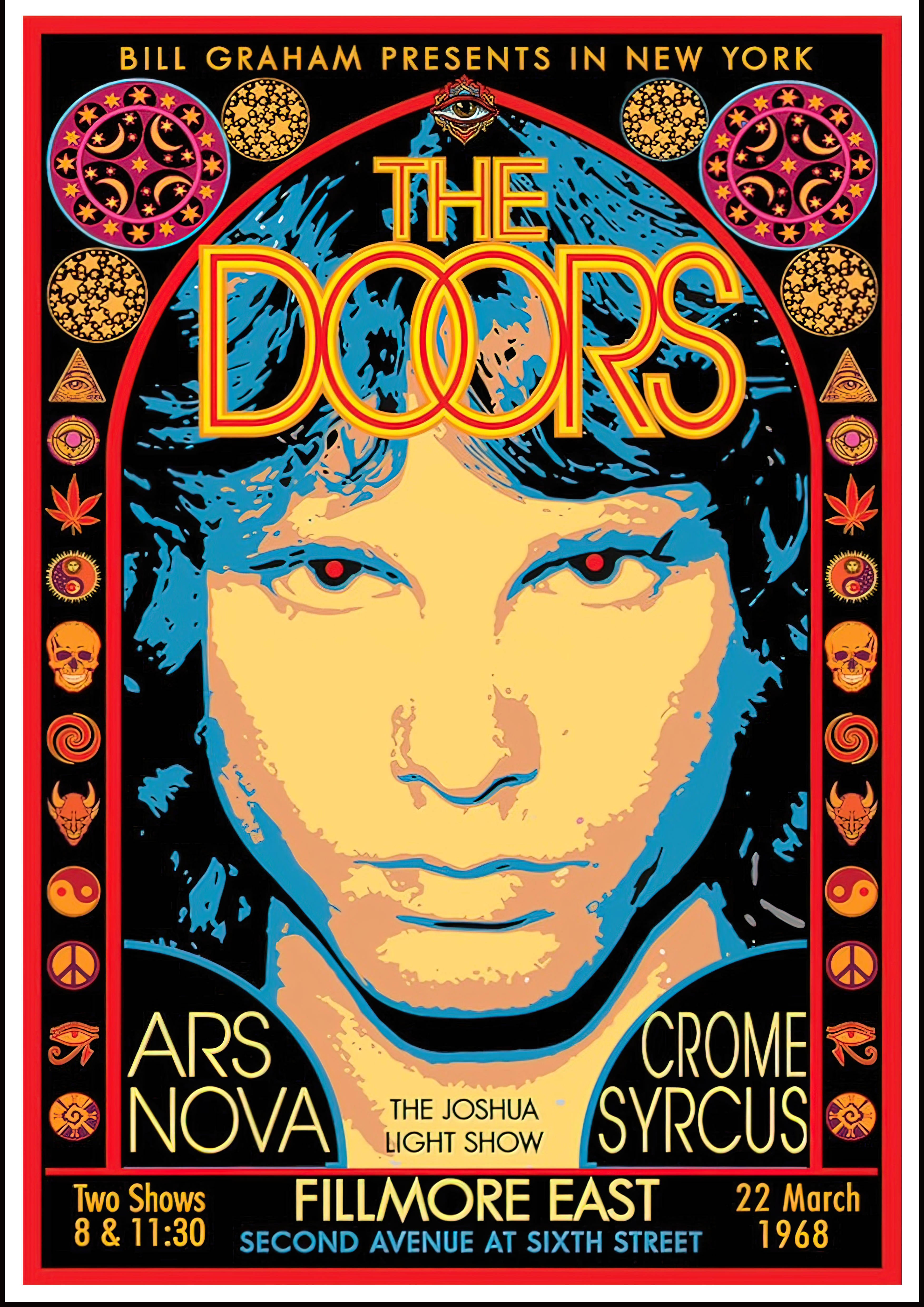 the doors Vintage Gig A2 Size Posters – Pixel Demon