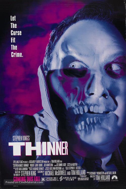 Thinner Cinema Movie Poster A2 Size