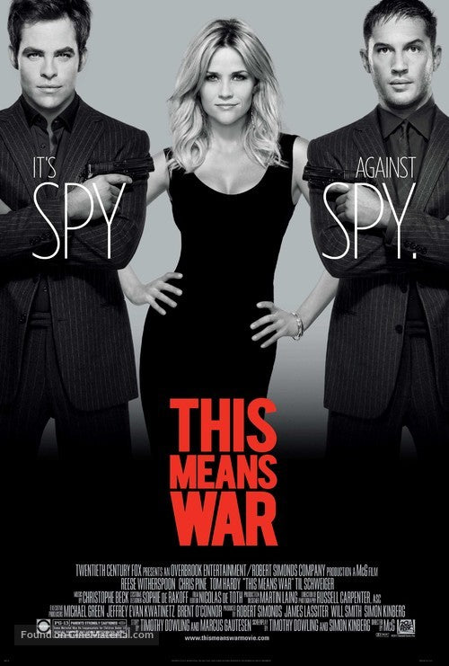 This Means War Cinema Movie Poster A2 Size