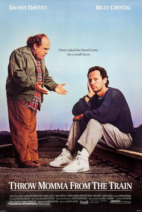 Throw Momma from the Train Cinema Movie Poster A2 Size