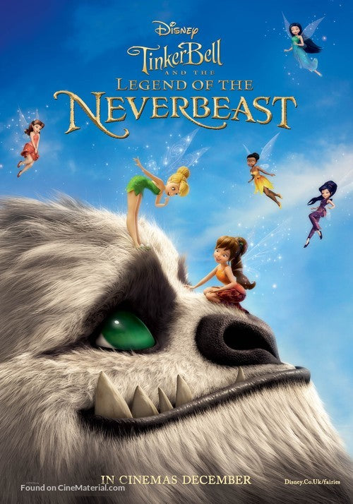 Tinker Bell and the Legend of the NeverBeast A2 Movie Poster-Pixel Demon